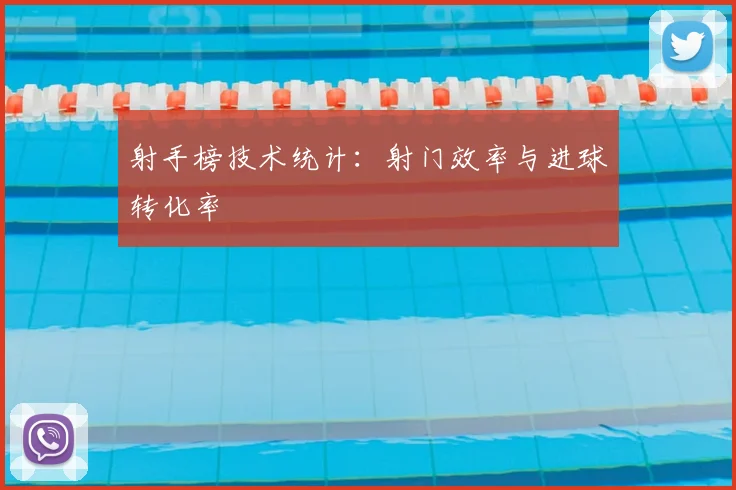 射手榜技术统计：射门效率与进球转化率