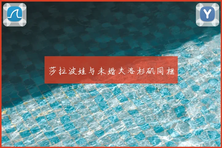 莎拉波娃与未婚夫洛杉矶同框